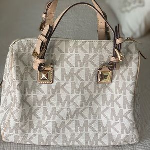 Michael Kors Speedy Signature Large Grayson Boston Logo 35 Monogram